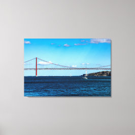 25 de Abril Bridge Leinwanddruck