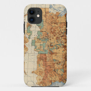 25 Dichte der Zunahme der Bevölkerung, US, Case-Mate iPhone Hülle