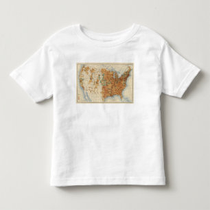 25 Dichte der Zunahme der Bevölkerung, US, Kleinkind T-shirt