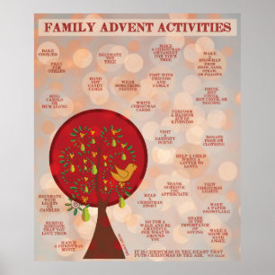 25 Familien-Einführungs-Tätigkeiten Poster