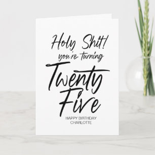 25. Geburtstag 25. Geburtstag Karte