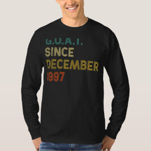 25. Geburtstag 25 Jahre alte Ziege Seit Dezember 1 T-Shirt
