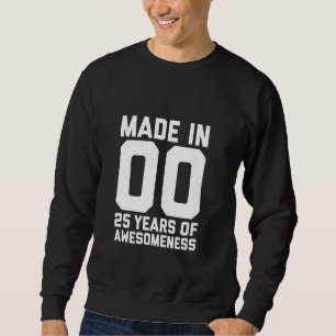 25. Geburtstag für Männer Frauen Sohn Tochter Alte Sweatshirt
