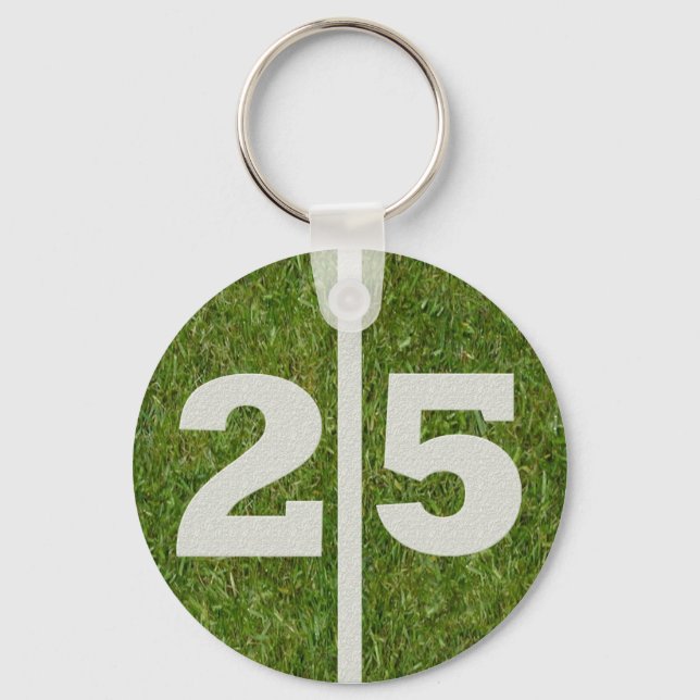 25. Geburtstags-Gastgeschenk Schlüsselanhänger (Vorderseite)