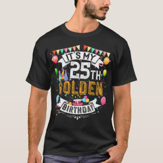 25. Geburtstags-T-Shirt Es ist mein 25. goldener G T-Shirt