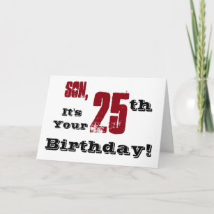 25 Geburtstag Des Sohns Geschenke Zazzle At