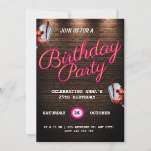 25. Geburtstagskarten Einladung