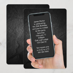 25. Geburtstagspartei - Textnachricht Einladung