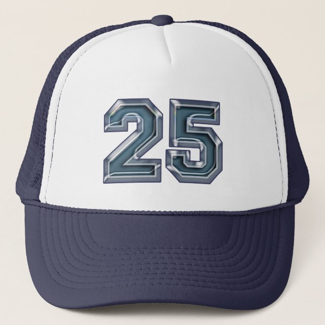 25. Geburtstagsparty Truckerkappe (Vorderseite)