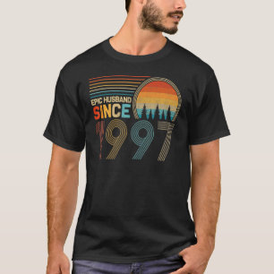 25. Hochzeitsjubiläum für ihn Epischer Ehemann Auf T-Shirt