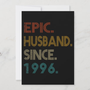 25. Hochzeitsjubiläum Geschenk für ihn Epischer Eh Einladung