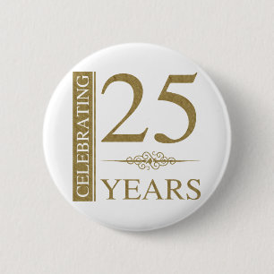 25. Hochzeitstag Button