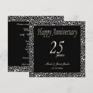 25. Hochzeitstag Einladung