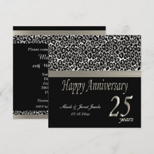 25. Hochzeitstag Einladung