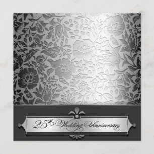 25. Hochzeitstag elegante Einladungen