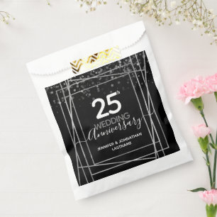 25. Hochzeitstag Gefälligkeitsags Geschenktütchen