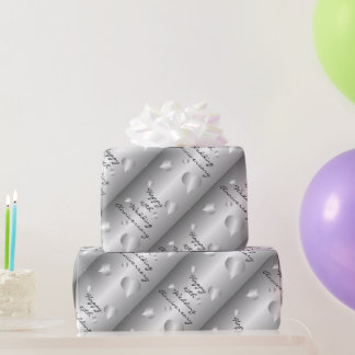25. Hochzeitstag Geschenkpapier
