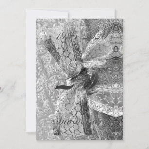 25. Hochzeitstag Jubiläum 2020 Chic Silver Save The Date