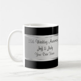 25. Hochzeitstag Kaffeetasse