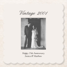 25. Hochzeitstag-Party personalisiertes Foto