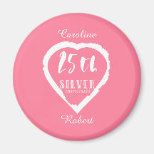 25. Hochzeitstag traditionelles Silber