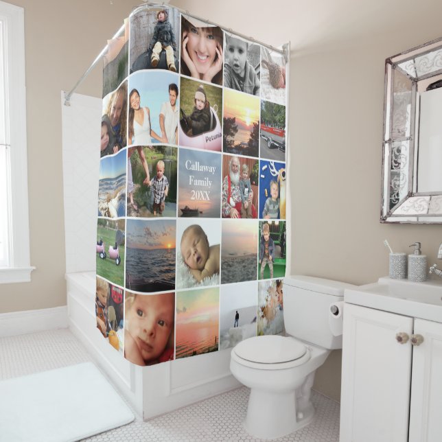 25 Ihrer Instagram-Fotos hier Duschvorhang (Beispiel)