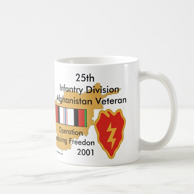 25. INF Div Afgan Vet Tasse (Rechts)