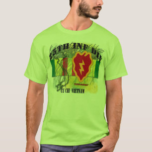 25. Inf Div. - Cu-Chi Vertikalnavigation T-Shirt