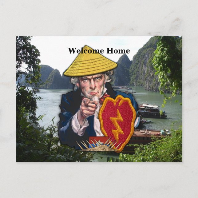 25. Inf Div ID Infanterieabteilung Veteranen Postkarte (Vorderseite)