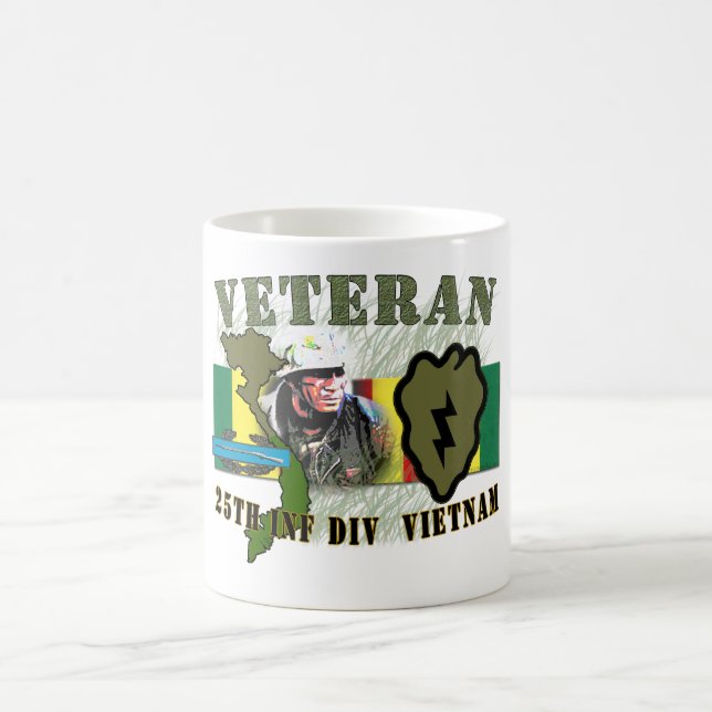 25. Inf Div.-Vietnam (w/CIB) Kaffeetasse (Mittel)