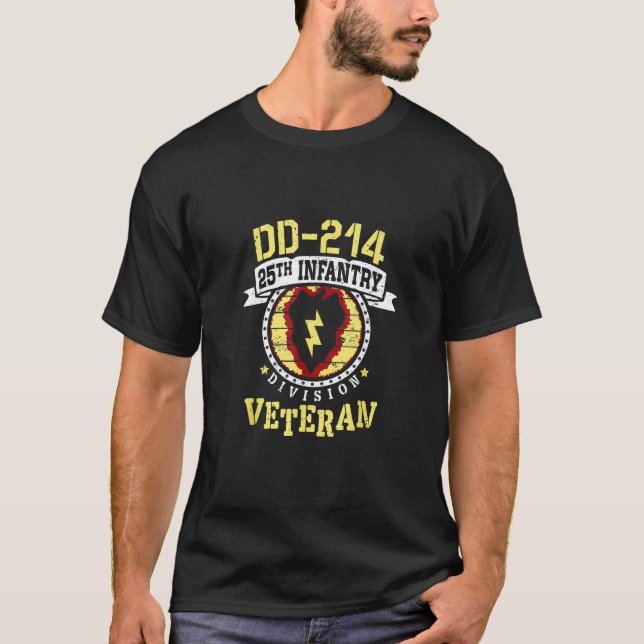 25. Infanterie Division Patch Tropic Lightning DD2 T-Shirt (Vorderseite)