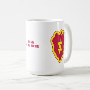 25. Infanterieabteilung Abzeichen - Personalisiert Kaffeetasse