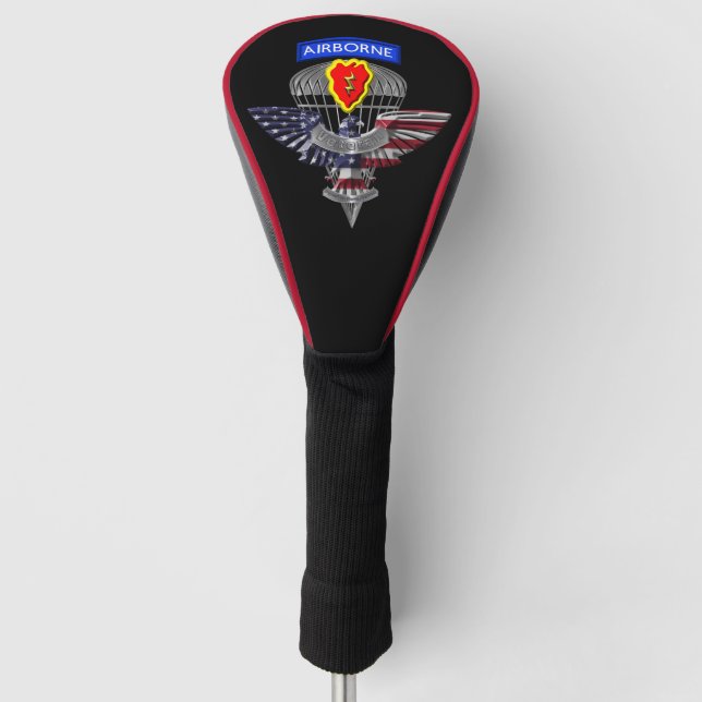 25. Infanterieabteilung Im Flugzeug Veteran Golf Headcover (Vorderseite)