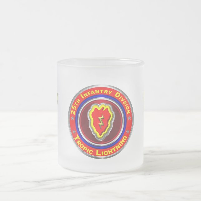 25. Infanterieabteilung Keepake Mattglastasse (Mittel)