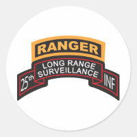 25. Infanterieabteilung LRS Scroll, Ranger Tab