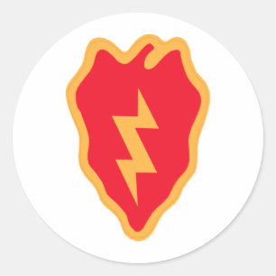 25. Infanterieabteilung Runder Aufkleber