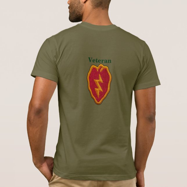 25. Infanterieabteilung Veteranen Vets LRPS T-Shirt (Rückseite)