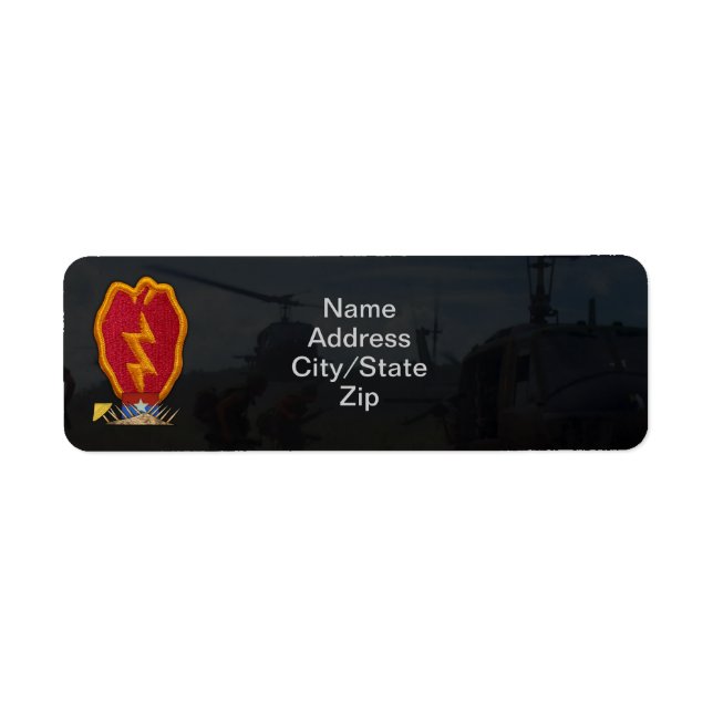 25. Infanterieabteilung Vietnam Kriegspatch (Vorne)