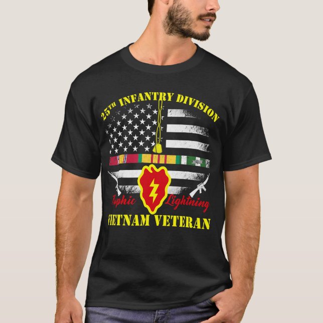 25. Infanterieabteilung Vietnam Veteran T-Shirt (Vorderseite)