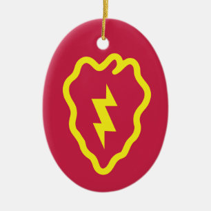 25. Infanterieabteilung Weihnachten Keramik Ornament