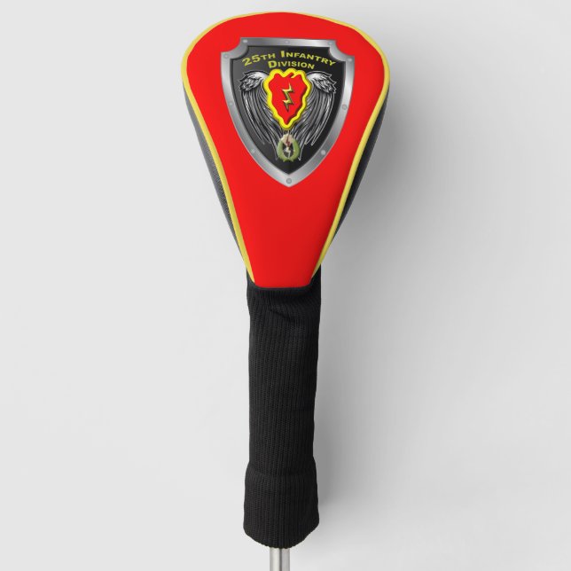 25. Infanterieabteilungsschild Golf Headcover (Vorderseite)