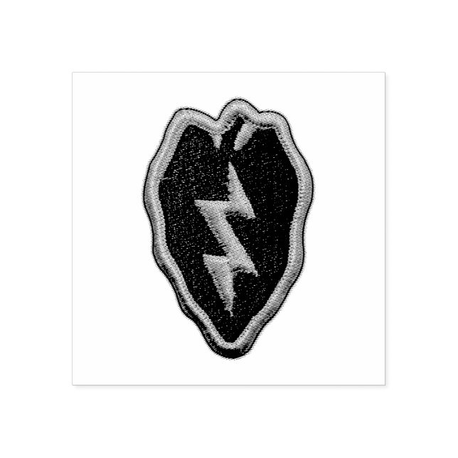 25. Infanteriedivision 25. ID veterans vets Patch Gummistempel (Prägung)