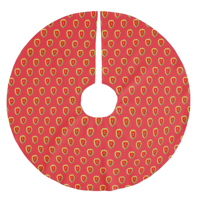 25. Infanteriedivision Polyester Weihnachtsbaumdecke (Vorderseite)