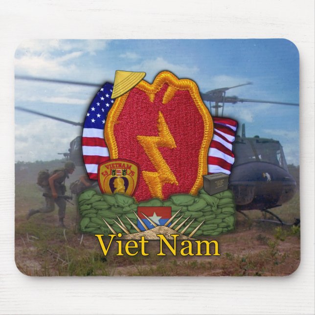 25. Infanteriedivision-Vietnamkrieg untersucht Mousepad (Vorne)