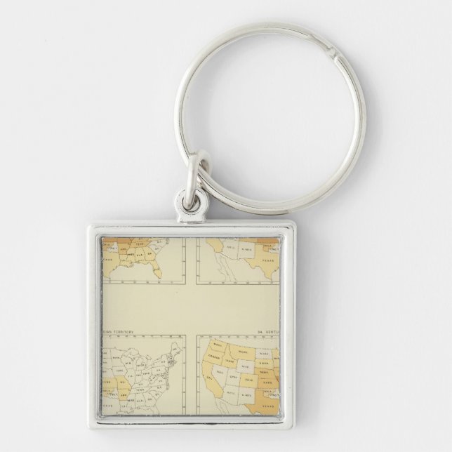 25 Interstate migration 1890 INLA Schlüsselanhänger (Vorne)