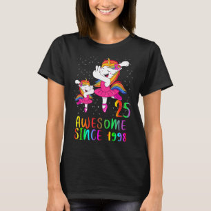 25 Jahre alt Geburtstag Einhornballett Phantastisc T-Shirt