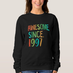 25 Jahre alt Mädchen Herz Blumendekor Phantastisch Sweatshirt