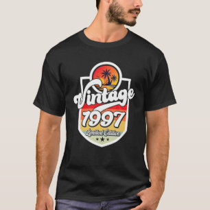 25 Jahre alt Vintag 1997 Limited Edition 25th Bir T-Shirt