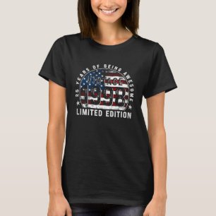 25 Jahre alt Vintag 1998 Amerikanische Flagge 25. T-Shirt