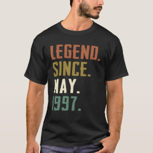 25 Jahre alte Legende seit Mai 1997 25. Geburtstag T-Shirt